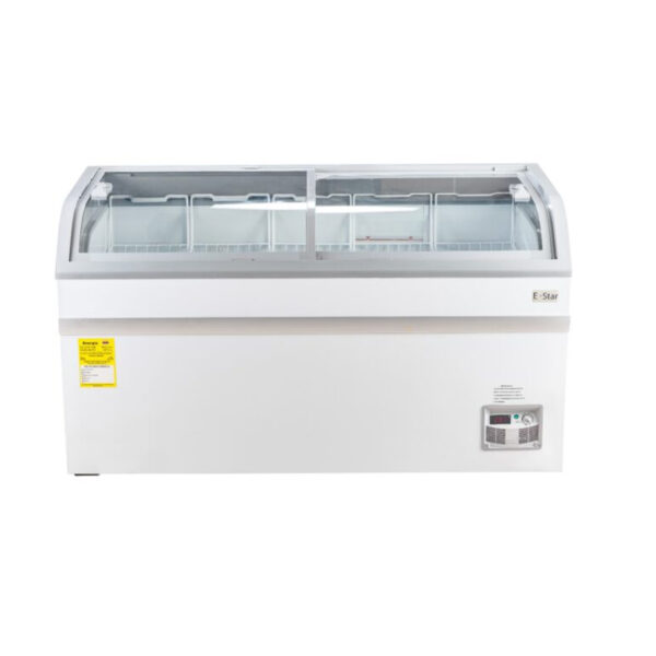 CONGELADOR HORIZONTAL TAPA DE VIDRIO SEMICURVO DE 500 LITROS ESTAR
