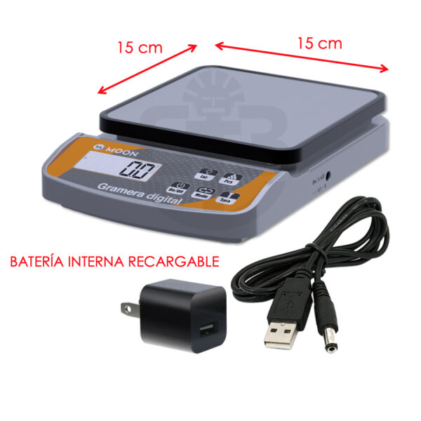 GRAMERA DE PRECISION MOON TEK 3000g
