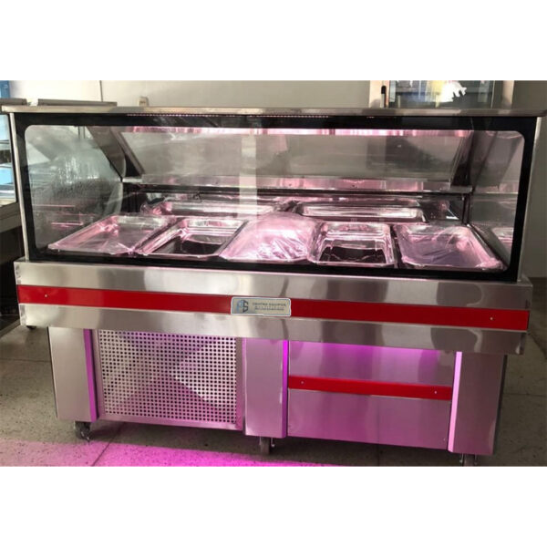 VITRINA CARNICERA CUADRADA DE REFRIGERACION